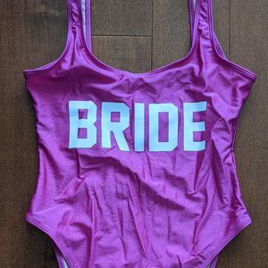 NWT bathing suit for brides + bachelorettes